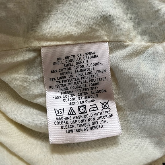 Anthropologie Maeve Striped Linen Blend Dress Size 0 EUC - Picture 10 of 14